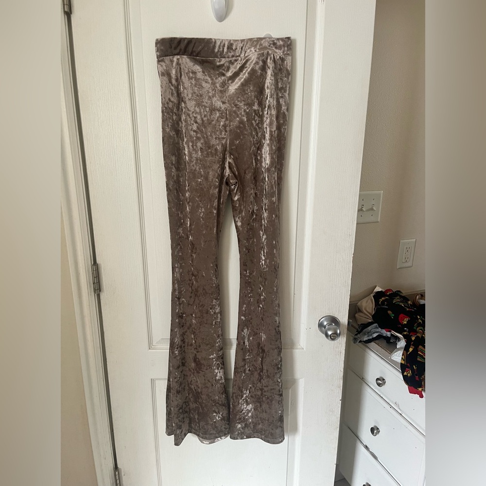 The good babe co. Velvet flares size M
